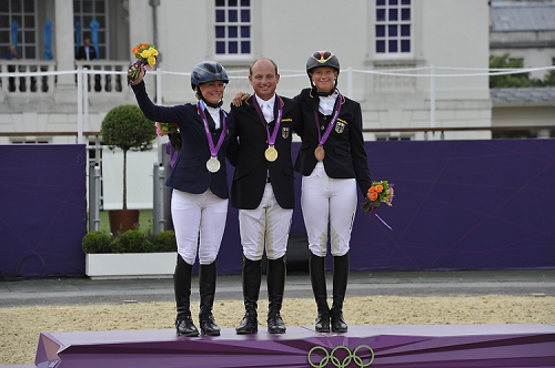 London medallists Eventing.JPG